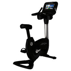 Life Fitness Platinum Club Series Upright Lifecycle Exercise Bike with Discover SI Tablet Console